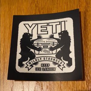 YETI Sticker | Authentic | Same Day Ship | New